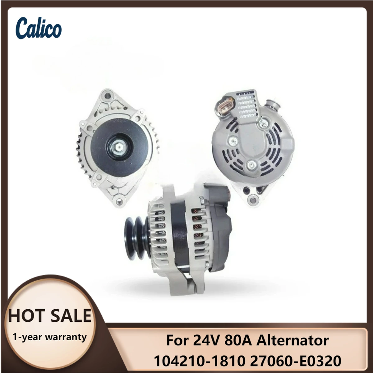 

Factory Direct Sales Are Suitable for 24V 80A Alternator 104210-1810 27060-E0320