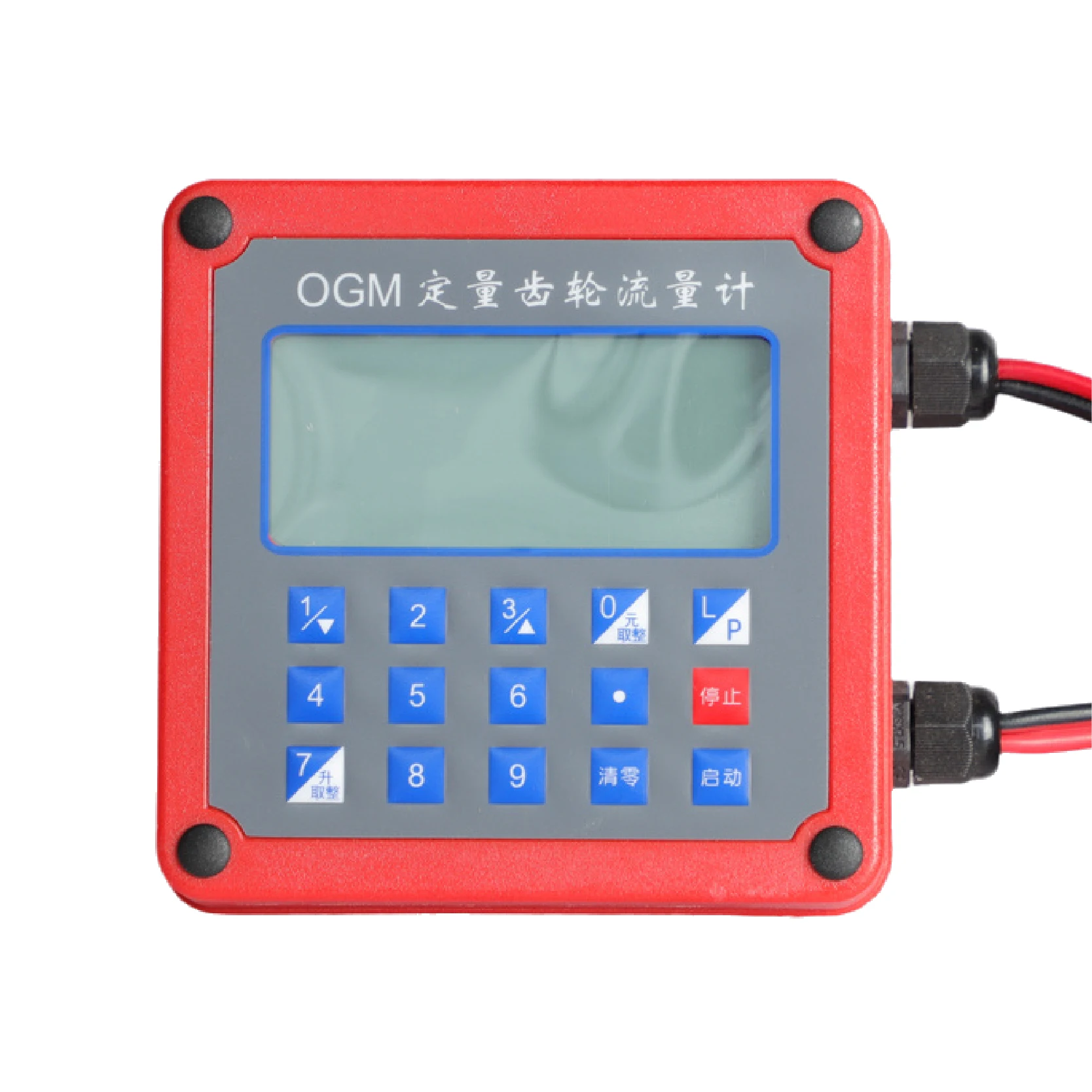 Quantitative Elliptical Gear Flow Meter 12V24V220V Oil Pump Flow Controller Volume Amount Quantitative Meter