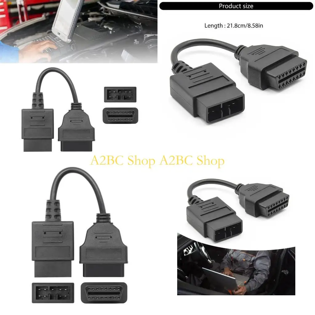 A2BC 9 Pin OBD2 Con…