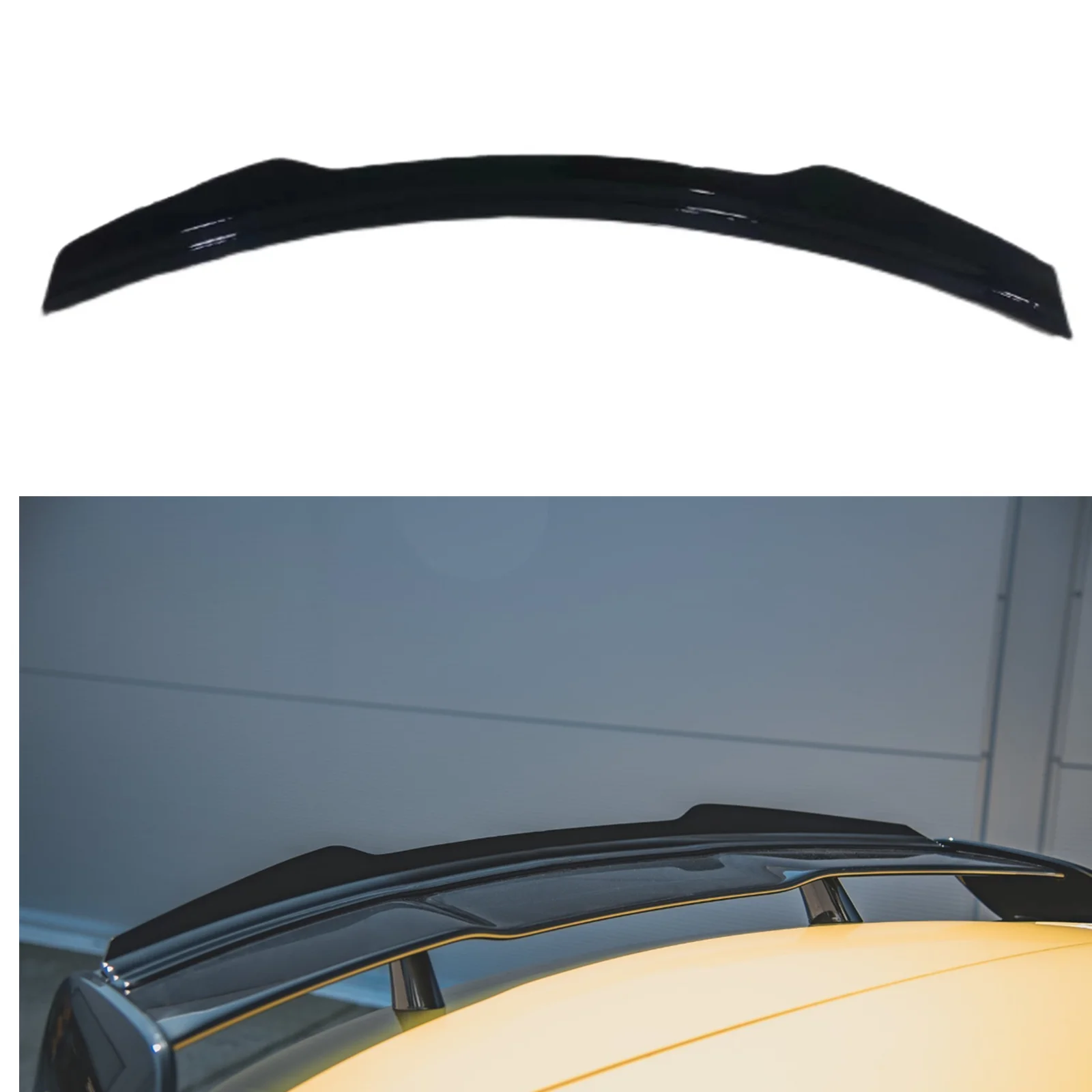 

Glossy Black Rear Trunk Lid Spoiler Wing Decklid Splitter Trim Auto Accessories For Mercedes Benz A Class AMG A35 A45S 2019-2022