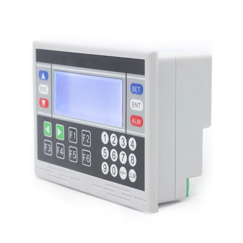 PLC text all-in-one machine, domestic programmable industrial controller 18MR with 485232 communication OP320-A