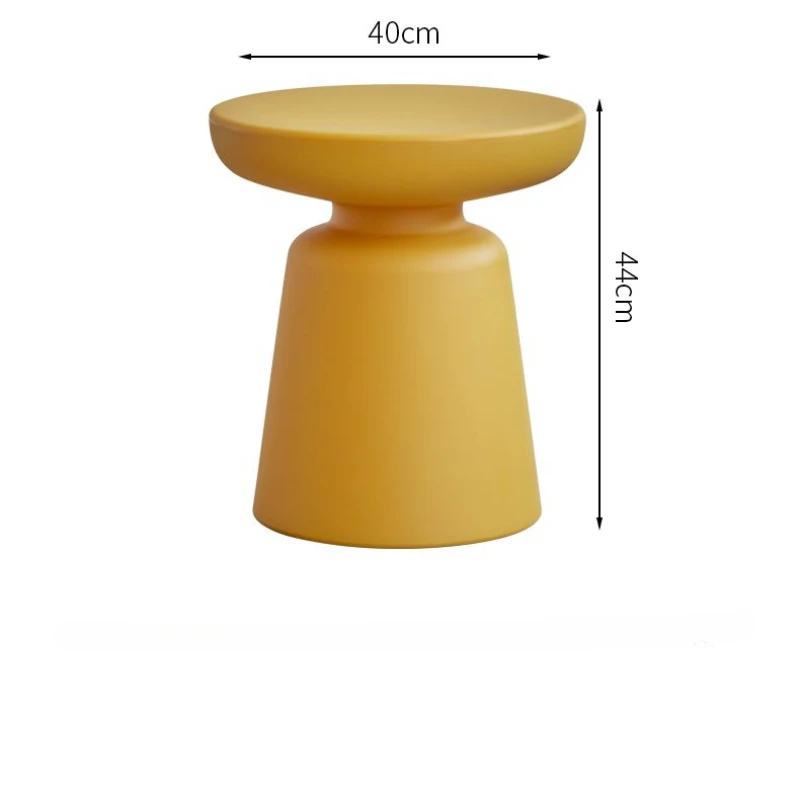 Plastics Side Table Creative Mushroom Coffee Table Small Round Table Balcony Corner Tables