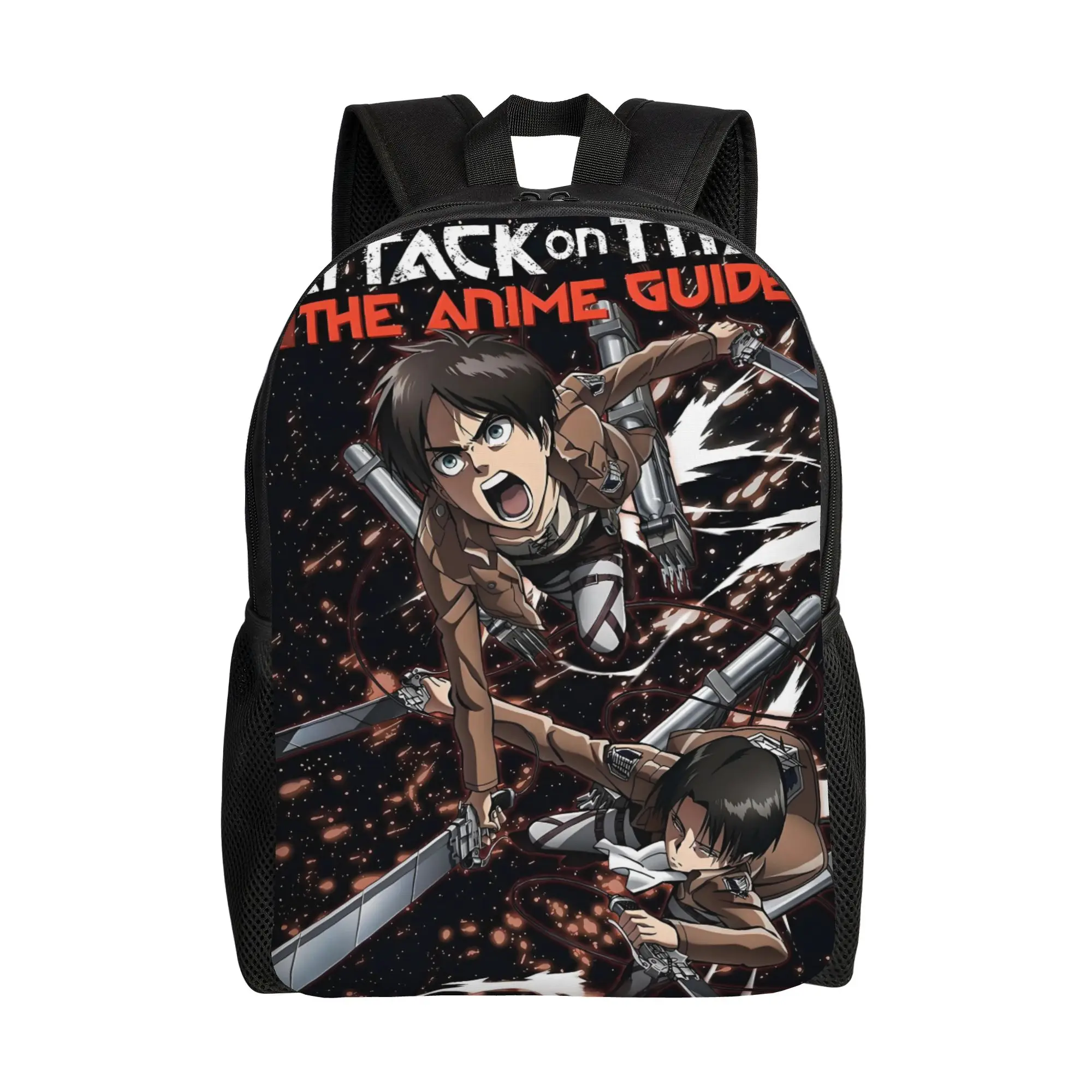 

Attacks on Titans Travel Backpack Men Women School Laptop Bookbag Cool Cartoon Manga Fashionable College Student Daypack Bags