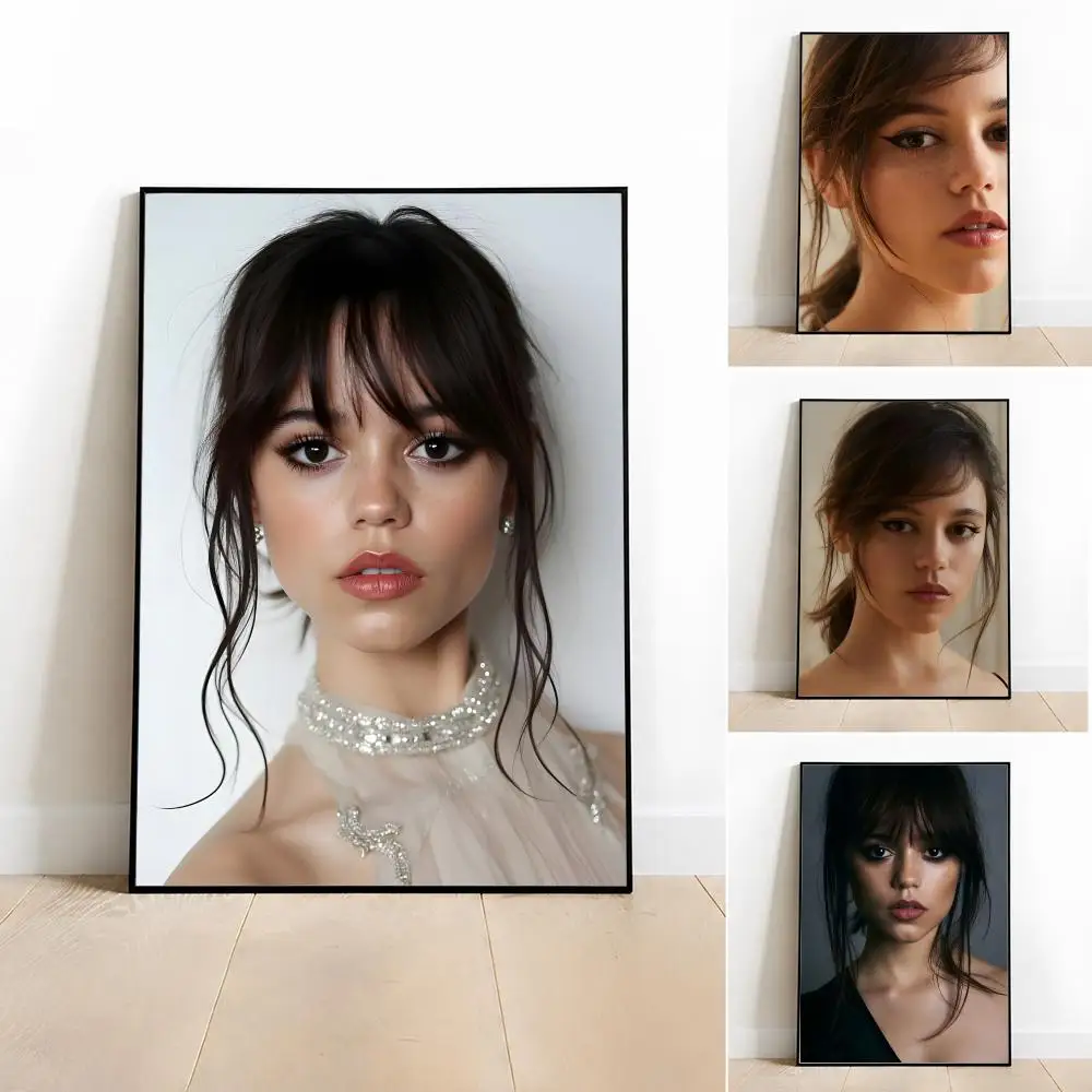 Celebrity-Jenna Ortega Poster Poster Room Wall Art Decor Waterproof Stickers For Home Bar Bedroom Decoration