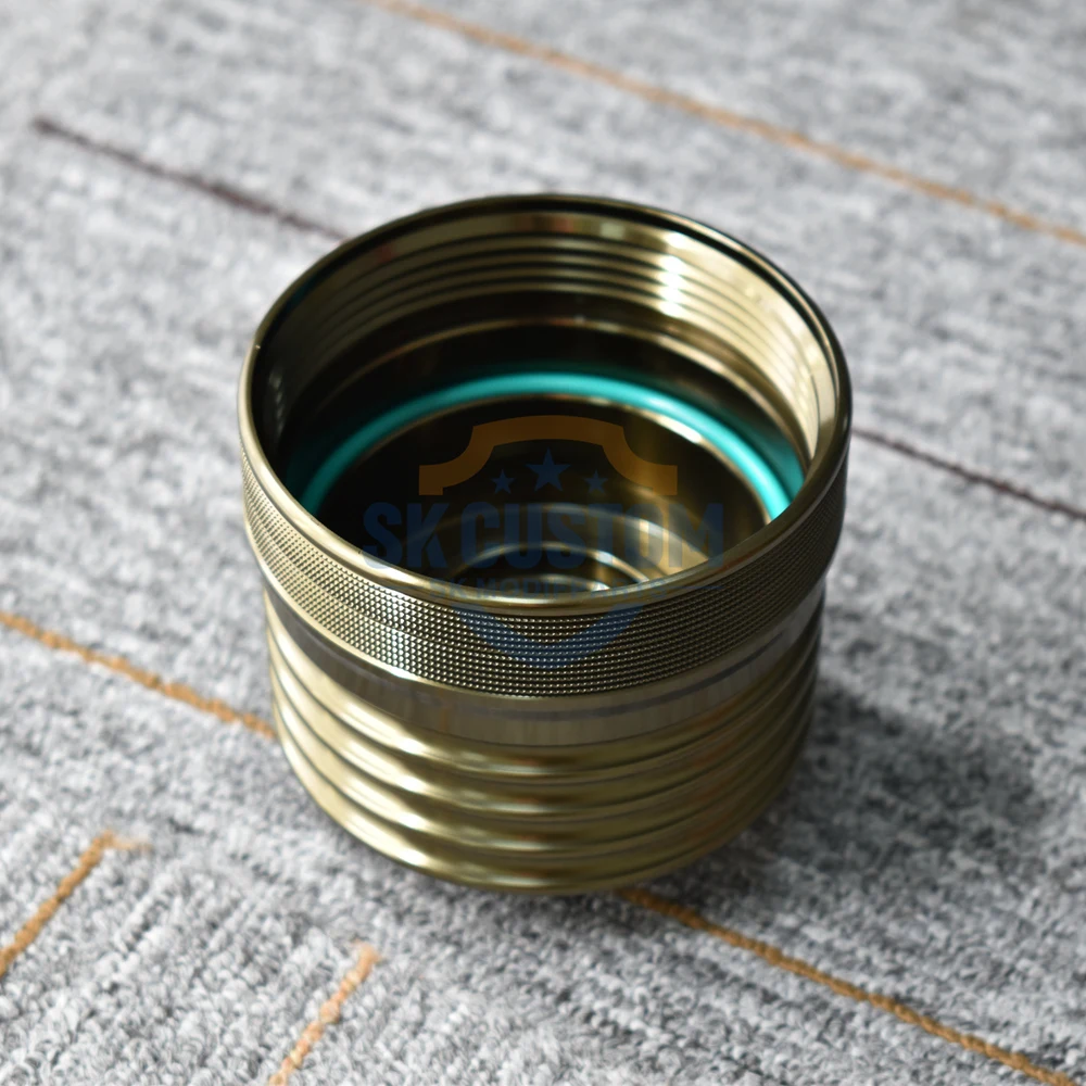 SK CUSTOM For Audi EA837 Engine Oil Filter Cover Aluminum Alloy Filter Shell A4L A6 Q5 2.4L 2.5L 2.8L 3.0T 3.2L Car Modification