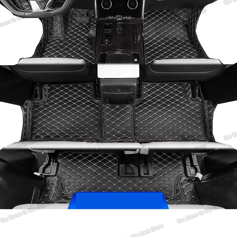 leather car floor mats for exeed vx 2019 2020 2021 2022 vantas accessories auto carpet cover interior seat luxury anti slip