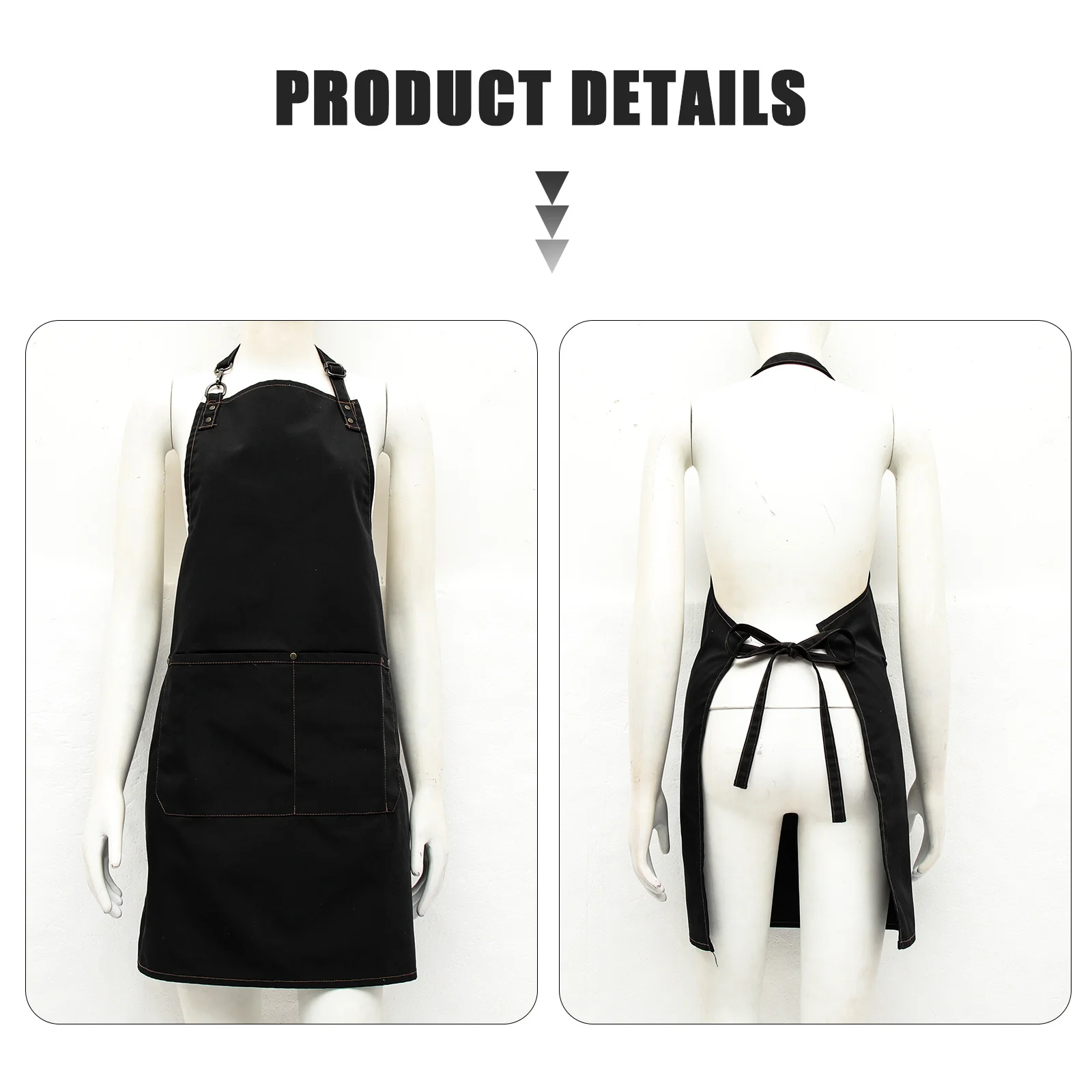 مريلة تصفيف الشعر متعددة الأغراض مقاومة للزيت للمقهى والمتجر للنساء والرجال ومطعم ومطبخ ومستلزمات الطبخ