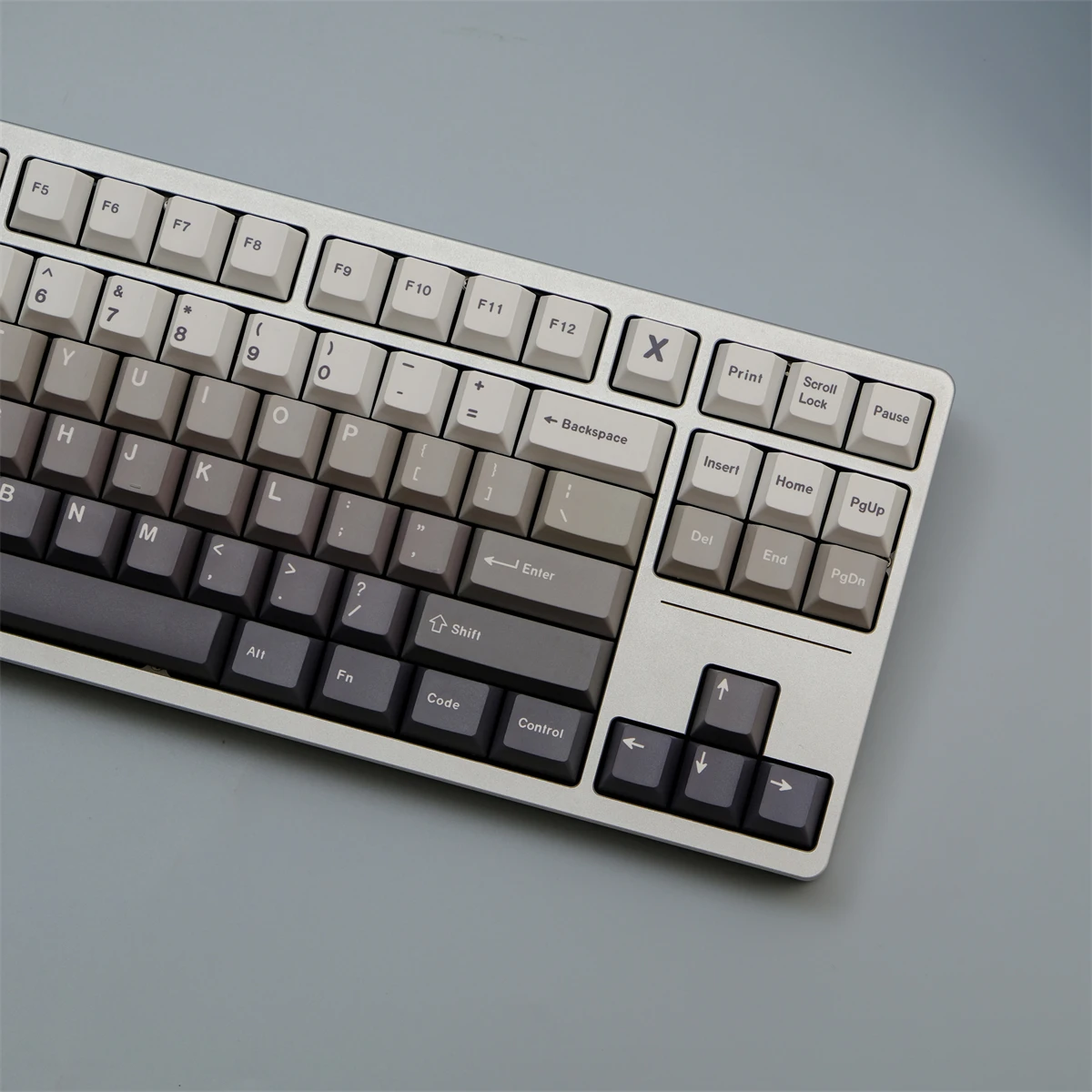 147 Keys Micro dust PBT Keycaps Gradient grey Keycaps Cherry Profile Dye Sublimation For MX Switches Gaming Mechanical Keyboard