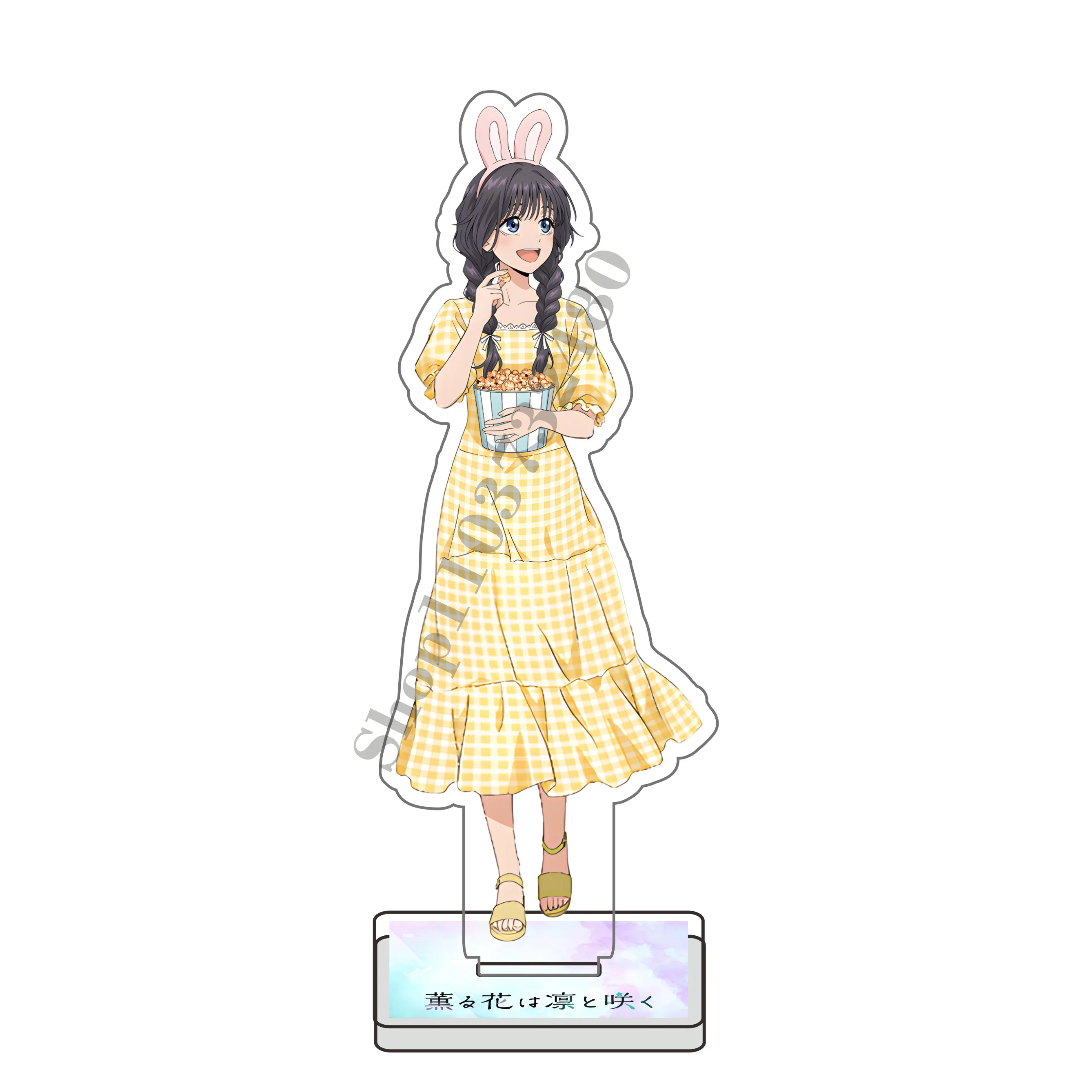 أنيمي زهرة عطرة تزهر مع كرامة الاكريليك حامل أرقام Rintaro Tsumugi Kaoruko Waguri تأثيري نموذج زخارف مكتب هدية