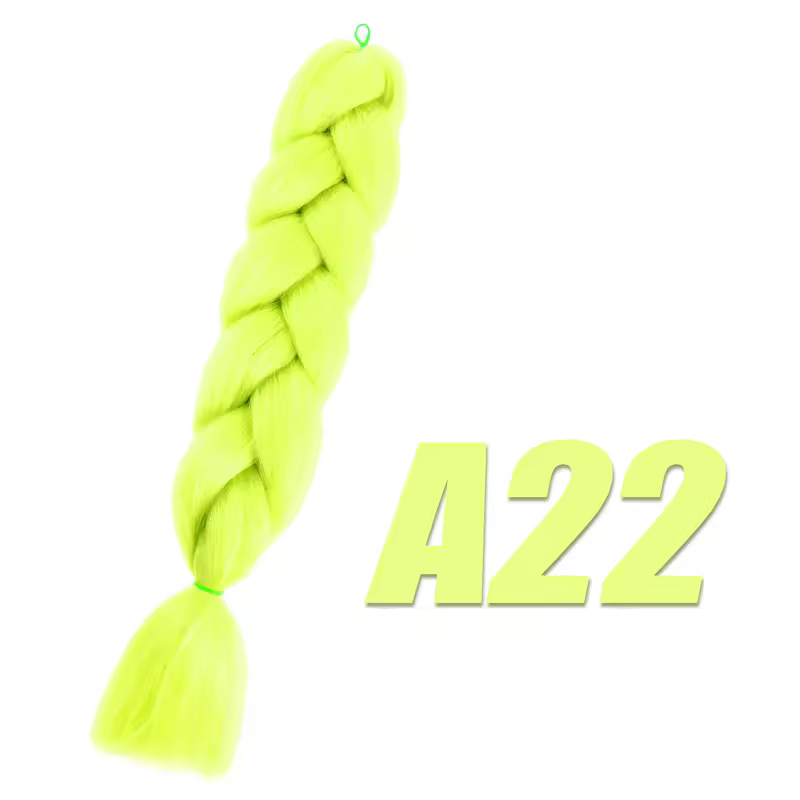 Synthetic Kanekalon Crochet Hair Braiding Hair Pre Stretched Curly Jumbo Braids Extensions Hair Accessories For Girls Braids - Image 23