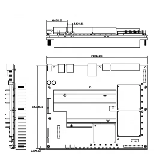 HK01.1 Compex Mini PCIe Slot Multi-function IPQ8074 802.11ax Embedded Board with 2.2GHz CPU view 2