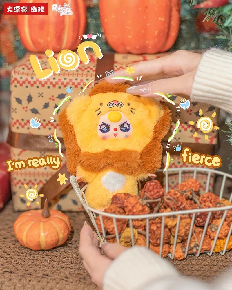 

Baby Three Mini Animal World Plush Blind Box Stuffed Doll Pendant Ornament Collectible Surprise Gift For Kids Plush Toy Lovers