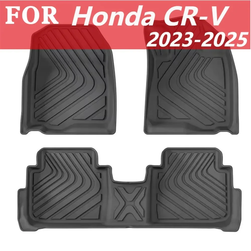 Для Honda CR-V CRV 6th Fuel 2023-2025 Правый руль (не для гибриды) Автомобильные коврики 3D TPE Защитные автомобильные аксессуары