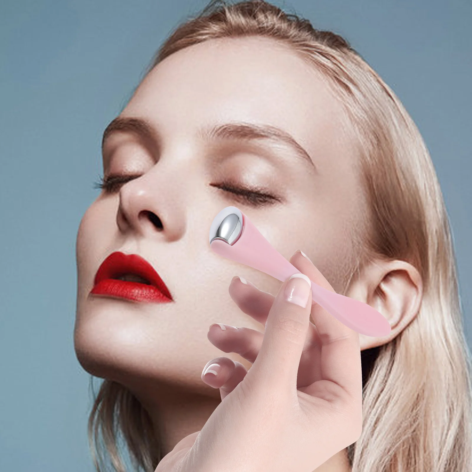 Gesichtsmassage Mini-Werkzeug für Tränensäcke Augenringe Augencreme Applikator Gesichtspflegegerät