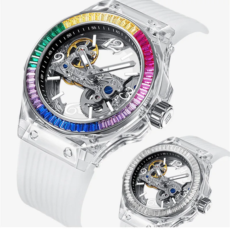 

Механические часы класса люкс для женщин, водонепроницаемые, модные наручные часы, женские автоматические часы для делового стиля, Reloj Mujer