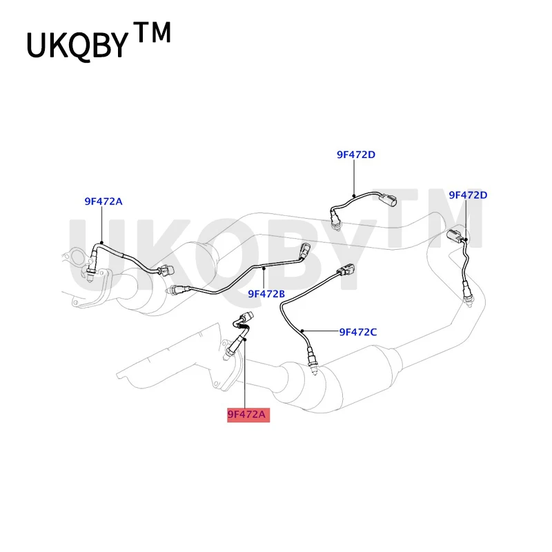 oxygen sensor ran ge ove rsp ort2014- Dis cov ery4 Dis cov ery3 ran ge ov er2013- gasoline engine pre oxygen sensor