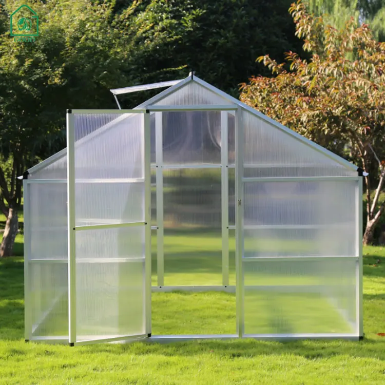 Home Backyard Greenhouse Polycarbonate Board Sun Room Sun Panel PC Board Garden Greenhouse For Sale