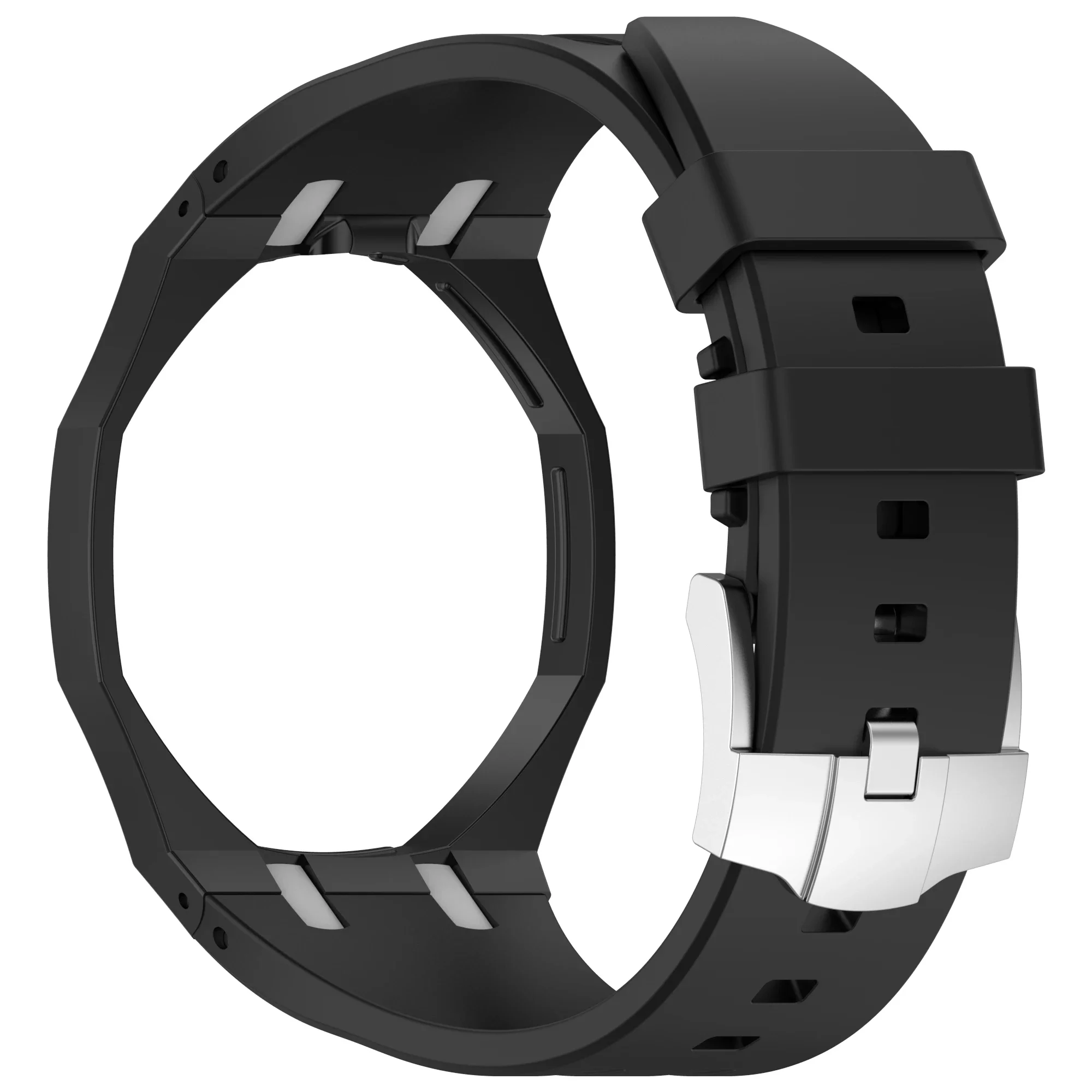 Original weiches Silikonarmband + PC-Gehäuse für Swatch X Ap Royal Pop Swatch Taschenuhr. Trendiges integriertes Armband für Royal Pop Band – Detail 16