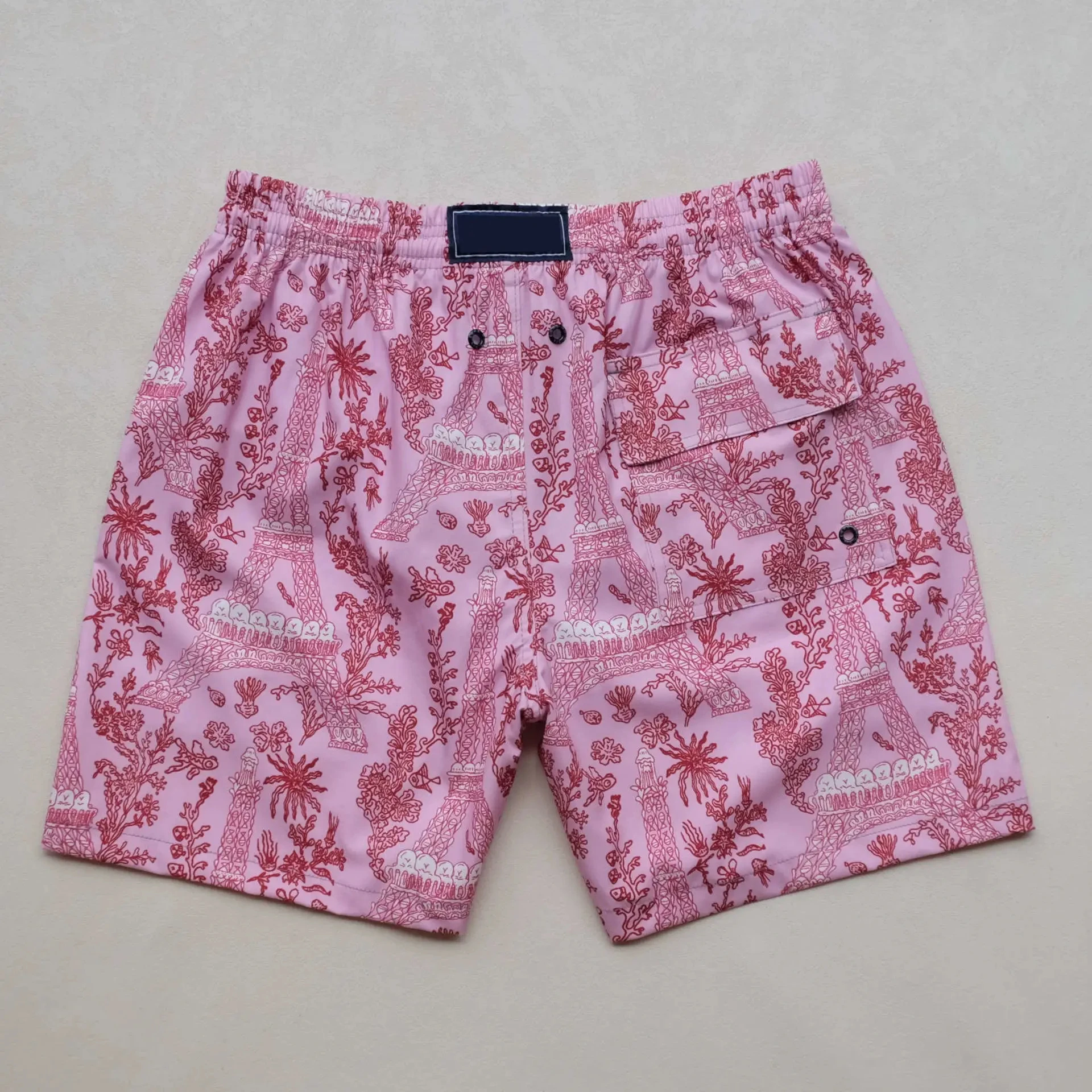 Short de surf en tissu polyester pour hommes, bermuda d'été, pantalon de plage, imperméable, sport, décontracté, vacances à la maison