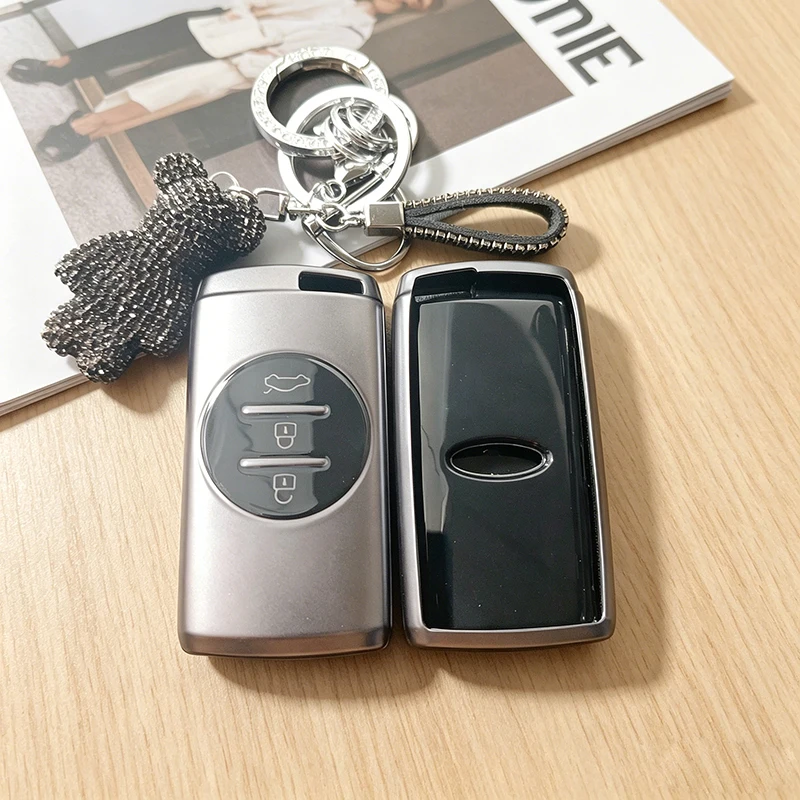 Vollständiger Schutz für Chery Tiggo 4 5X 7 Pro 8 Exeed Txl Tx Lx Fernbedienung Smart Car Schlüsselhülle Schlüsselanhänger Tasche Zubehör – Detail 10
