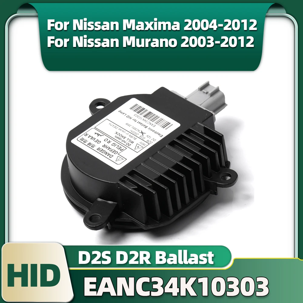 

Ксеноновый балласт для Nissan Maxima Murano 2003-2012 EANC34K10303 EANA090A0350 EANA2X512637, ксеноновая фара D2S D2R