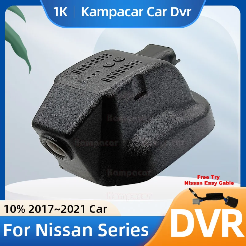 Kampacar NS03-1K 1080P Wifi cámara Dvr para coche cámara de salpicadero para Nissan Murano (use Renault interiores) 2017-2021 10% cámara de salpicadero de coches