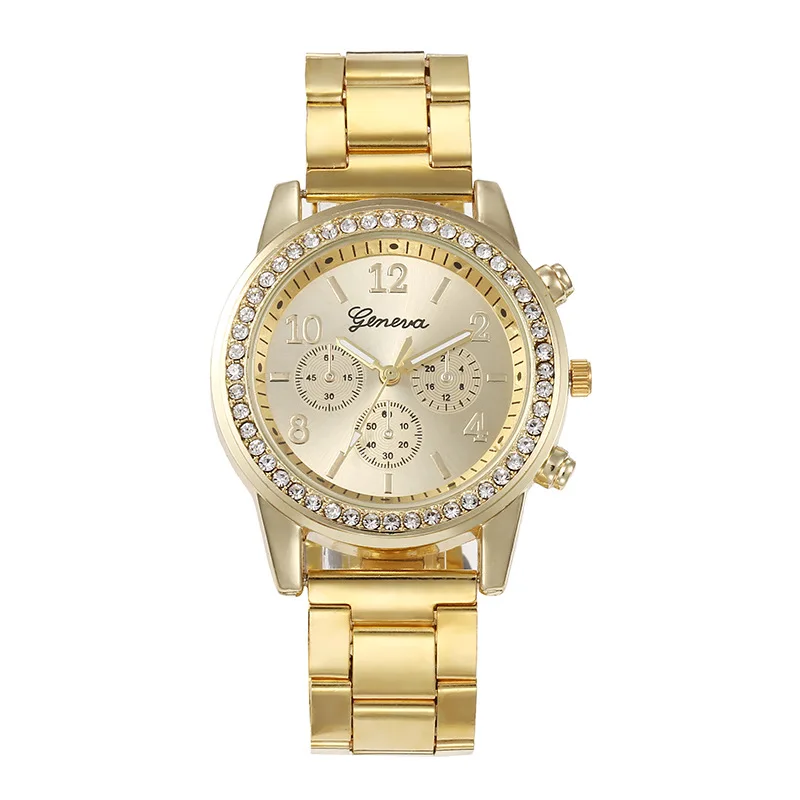 Fashionable and Casual Women's Quartz Watch - Elegant Circular Dial, Durable Alloy Strap, Business Fashionable Timepiece