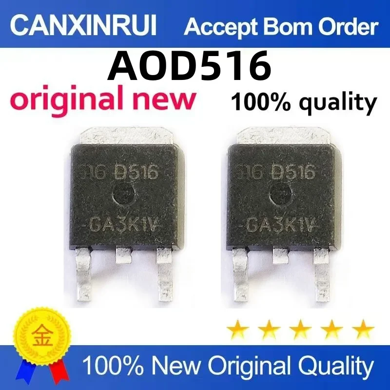 

(5-100 pieces) Brand new stock AOD516 D516 TO-252