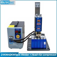 HT-SW01H/HT-SW02H 7000A Battery Spot welder42KWspot welding machine with Air pump Pneumatic battery weld head/Parallel Weld Head