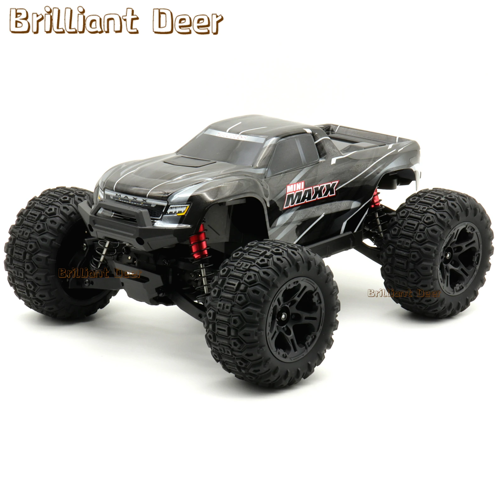 12mm Sechskant RC Reifen und Rad Upgrade Teile für Traxxas 1/10 MINI MAXX RC Monster Truck Fernbedienung Auto Modell Zubehör – Detail 7