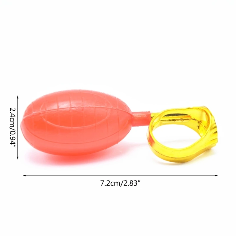 Finger Squirt Ring Prank Trick Set Activity Toy Water Ring for Children D5QA