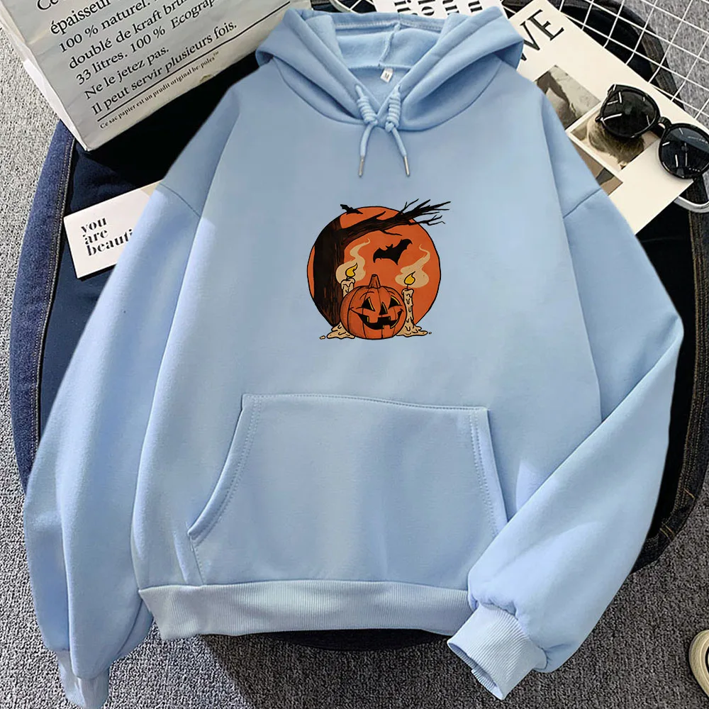 

Halloween Pumpkin Cartoon Hoodie Funko Pop Casual Sweatshirt Graphic Printing Gothic Clothing Moletom Vintage Pullovers Hooded