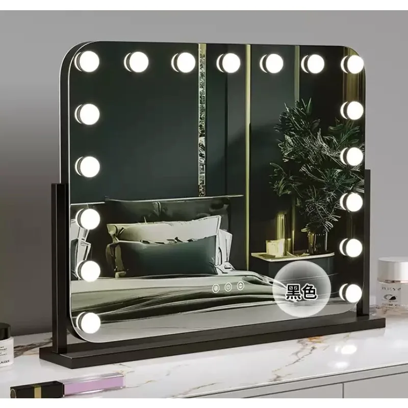 Everbright Store Makeup Mirror Dresser with Light Dresser LED Bulb Desktop Dresser Mirror Fill Light Mirror