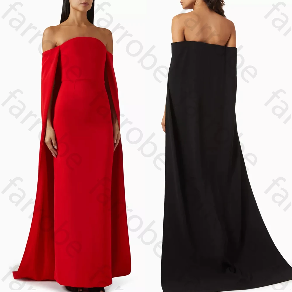 

Сексуальное элегантное платье-накидка с открытыми плечами по индивидуальному заказу, вечерние платья трапециевидной формы, вечерние изысканные платья высокого качества для выпускного вечера для женщин