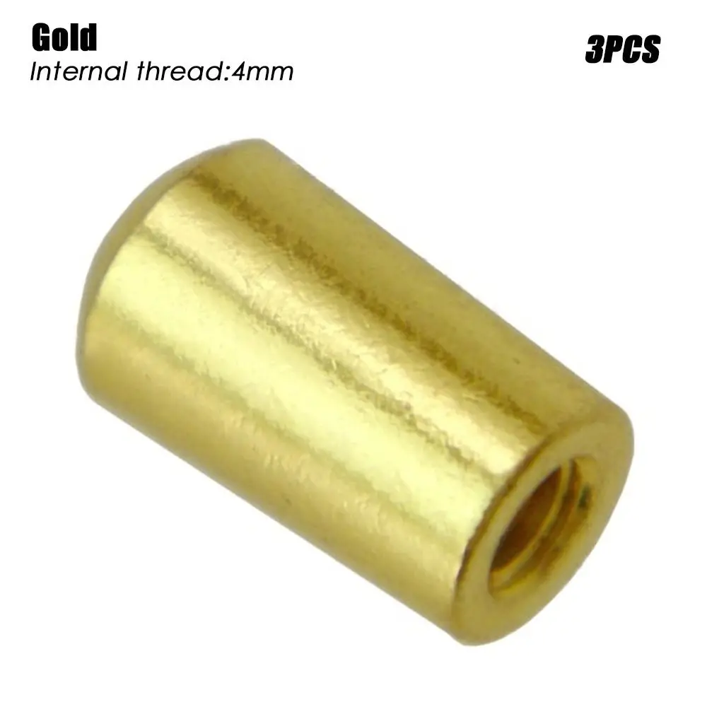 3pcs 4 Colors 3.5mm 4mm Tip Cap Button Screw Thread Knobs 3 Way Switch Metal Guitars Switch Toggle Switch Tip