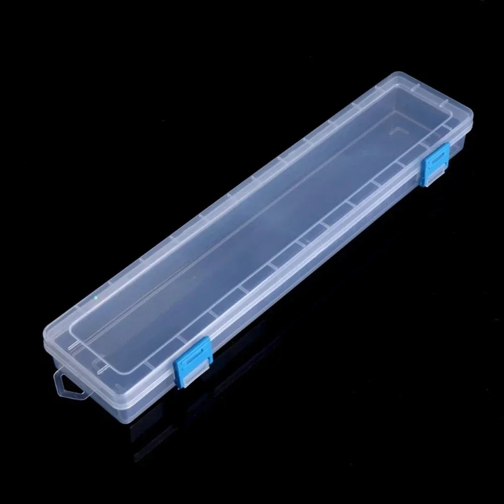 3Pc White Storage Box 33x7x3.5cm For Brushes Painting Pencils Watercolour Pens Arts Crafts Sewing Drawing Protctor Hand Tools