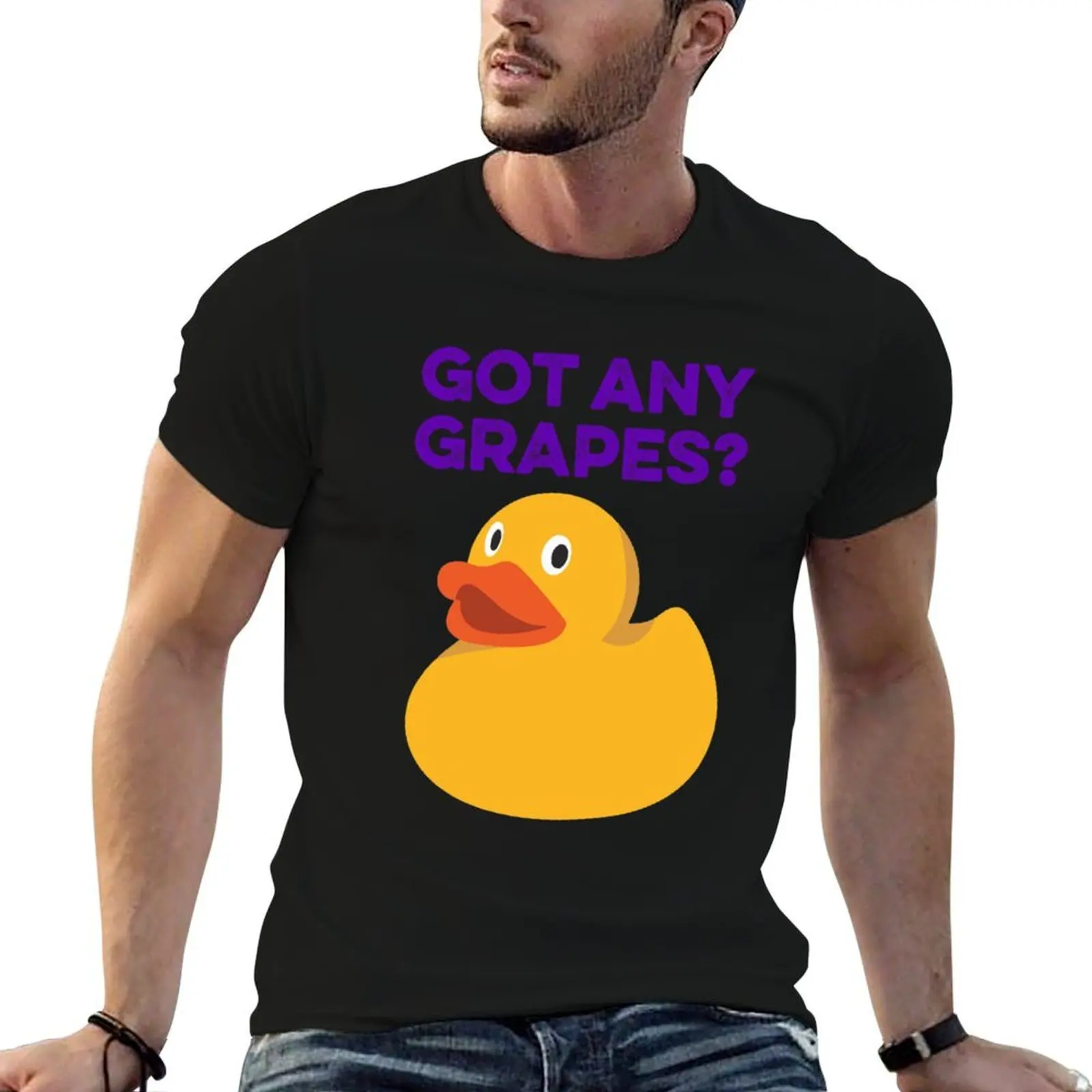 Got Any Grapes T-Shirt Classic Crew Neck Cotton T-Shirt