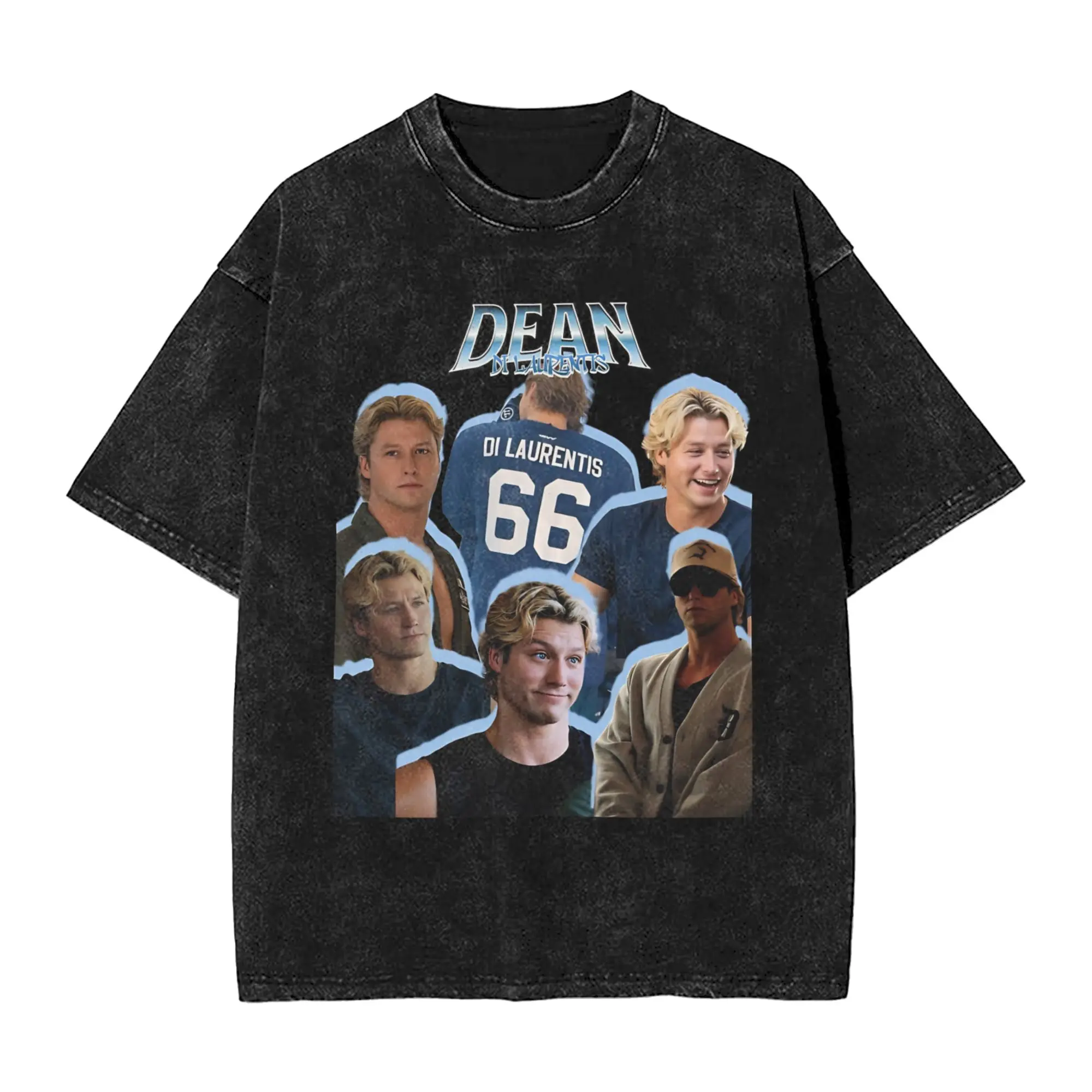 Funny Dean Di Laurentis Off Campus T-Shirt for Men Round Neck 100% Cotton Washed T Shirts  Short Sleeve Tees Printed Clothing