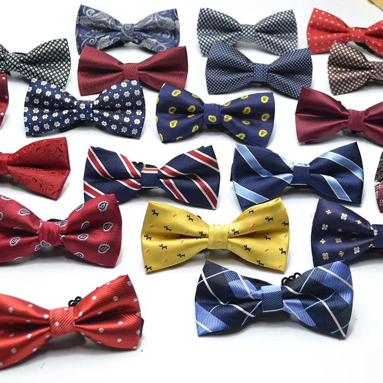 Bowtie men formal Dot Stripe necktie boy Men's Fashion business wedding bow tie Male Dress Shirts krawatte legame gift 60colors