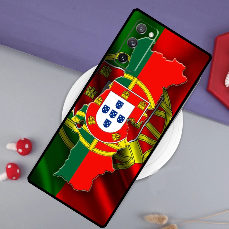 Portugal Flag Case For Samsung Galaxy S23 S22 Ultra S10 S9 Plus Note 20 S21 Ultra S20 FE S21 FE Back Cover