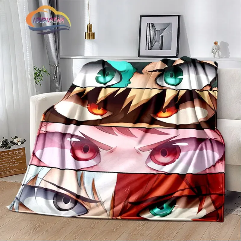 Anime my hero academy series flannel warm blanket sofa bed comfortable blanket children's gift cartoon soft bedspread