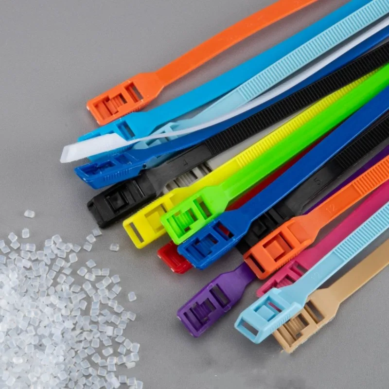 Imagem -05 - Laços de Cabo de Nylon para Crianças Bloqueio Duplo Parque de Diversões Castelo Impertinente Parque Aquático 8x400 mm 40 Bolsas 100 Pcs