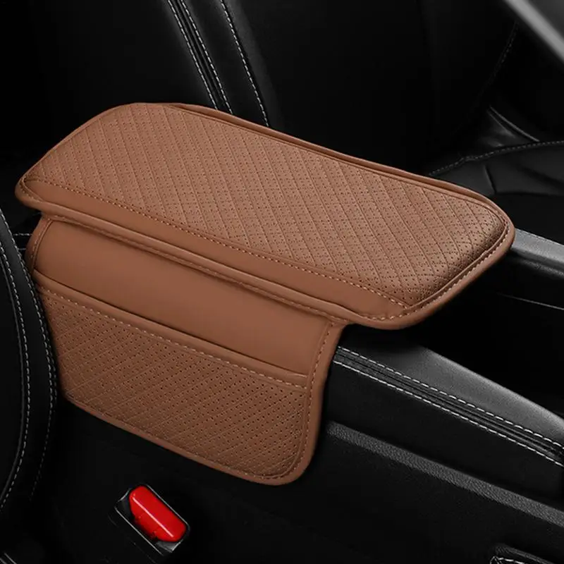 Car Armrest Box Protector Centre Console Heightening Pad Cushion Soft Vehicle Armrest Pad Elbow Support For SUVs Cars Trucks RVs