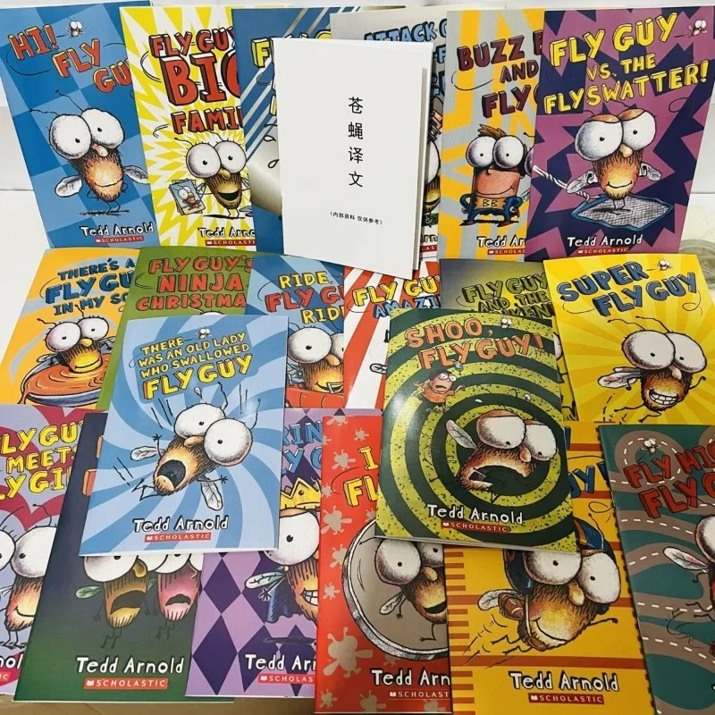 21 Books / Box English Usborne Books for Children Picture Books Baby Famous Story The Fly Guy Series Fun Reading Story Book