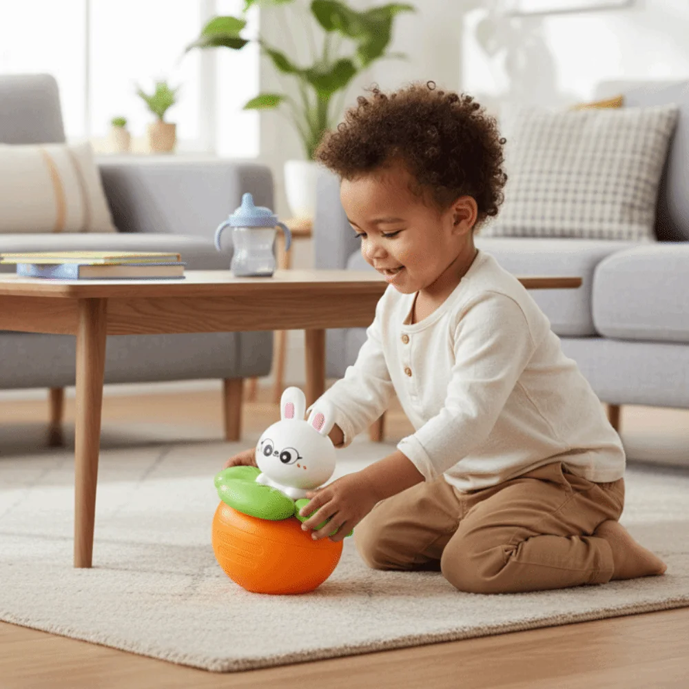 Ambachten Konijn Wortel Tumbler Pop Speelgoed Pop Handgemaakt Baby Schommelspeelgoed Mini Collectie Konijn Tumbler Speelgoed Kinderen Meisjes Jongens