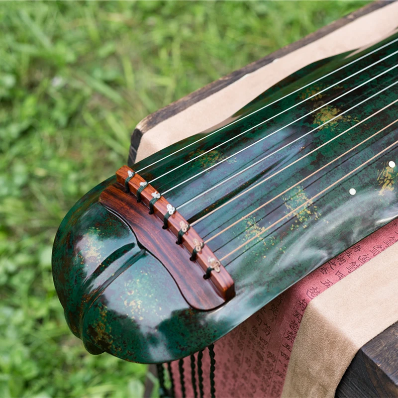 Guqin Green Banana Leaf Professional Playing Level