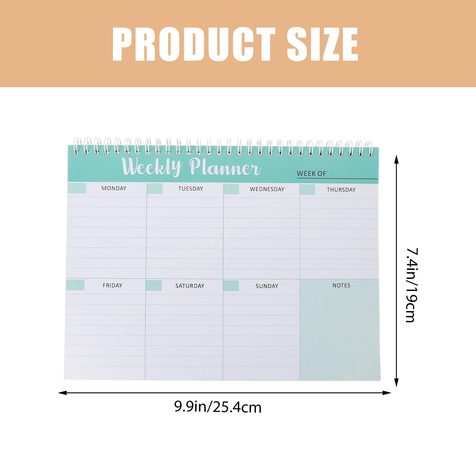 Study Planner Notebook Easy Carry Store Practical Daily Planner for Work School Appointment Calendar Schedule