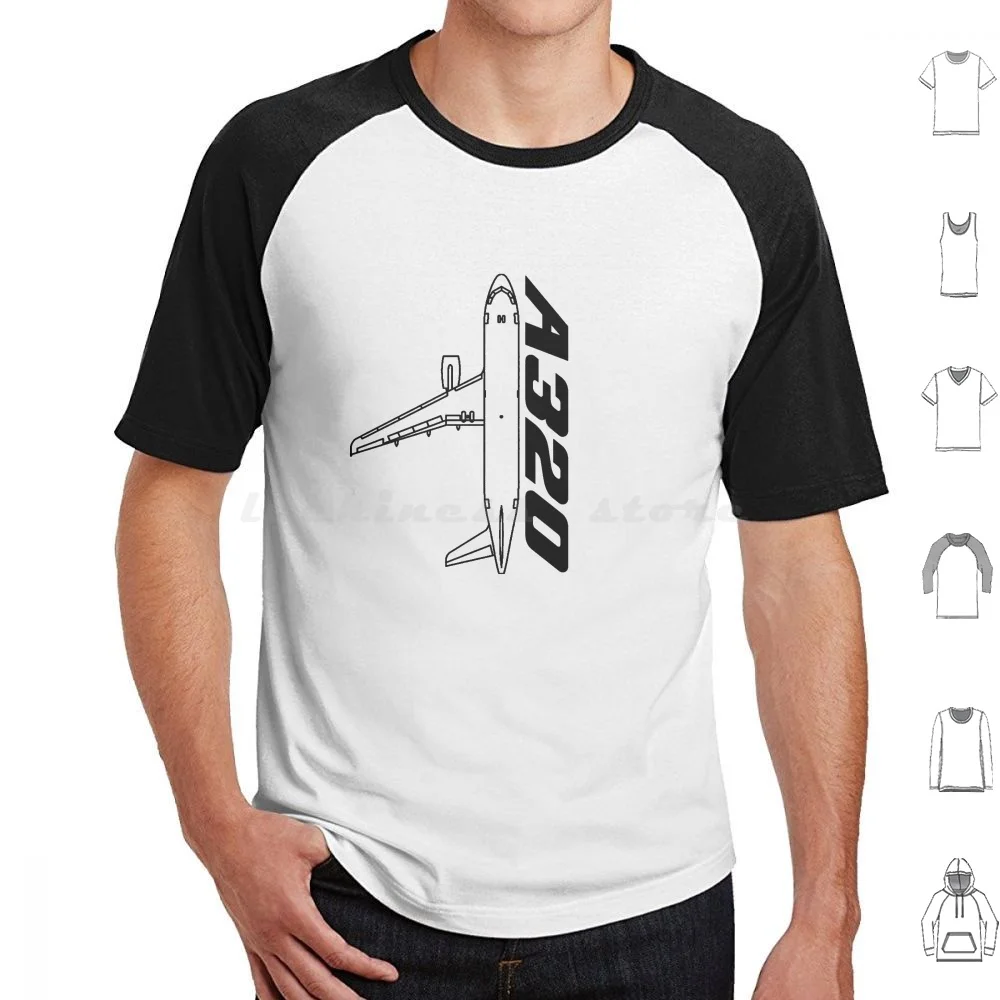 Airbus A320 T Shirt Men Women Kids 6Xl Airbus A320 Boeing Cessna Plane Airplane Aviation Landing Takeoff Fly Flying Pilot