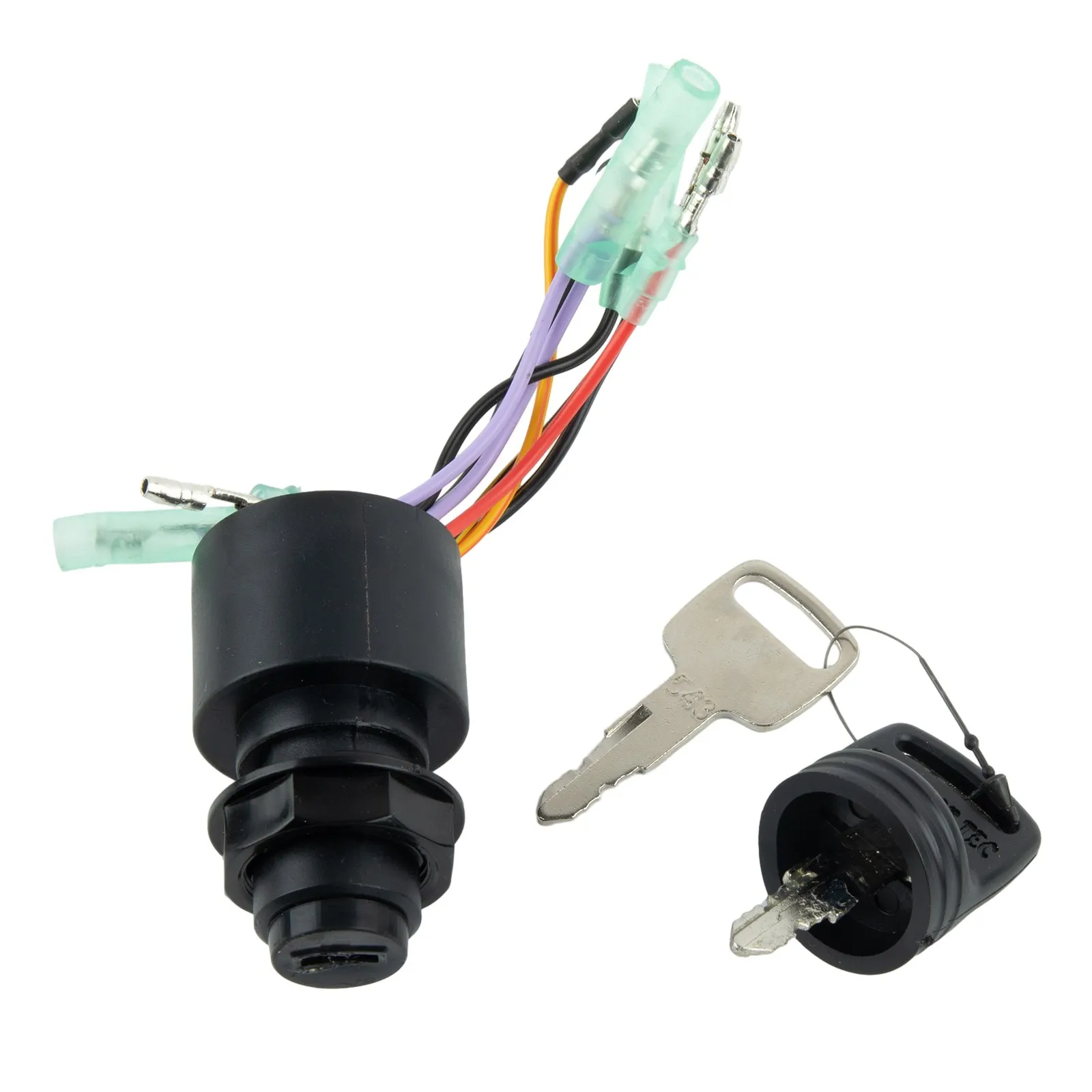 Parts Ignition Key Switch Black Boat Engine Fittings For Mercury Accessories Replacement With 2x Key 3 Position