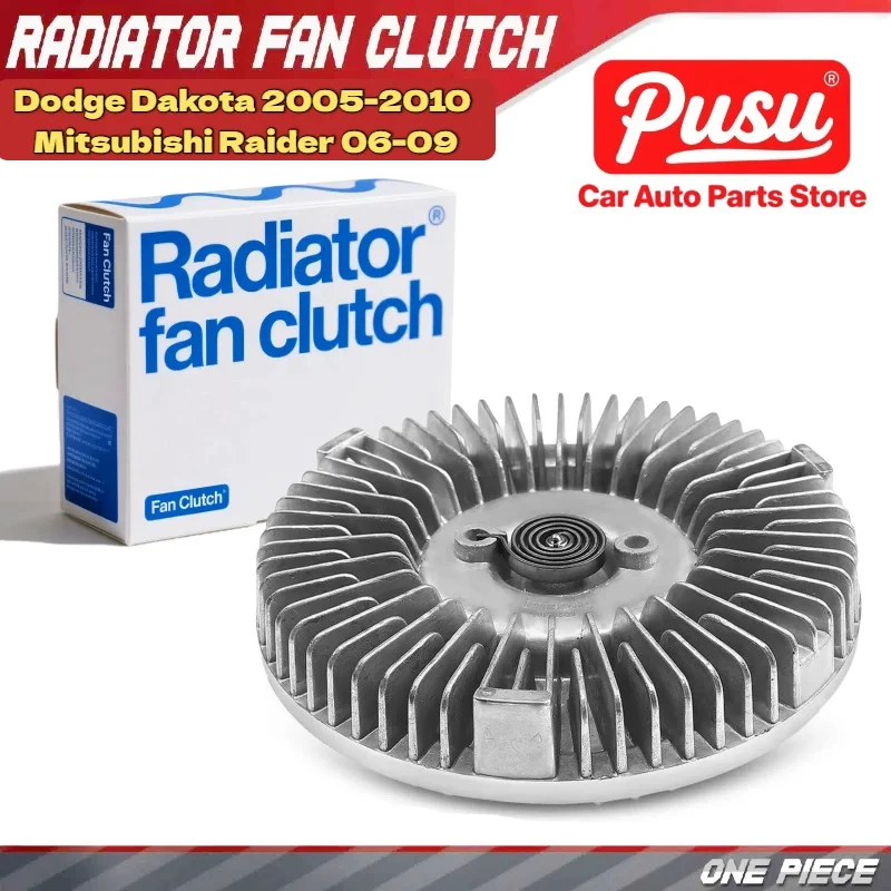 

PUSU Cooling Fan Clutch for Dodge Dakota 2005-2010 Mitsubishi Raider 06-09 19187686, 52029290AB, 52029290AC, 55056585AA